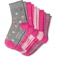 Preisvergleich für Strumpfwaren: Socken 5er Pack  mehrfarbig Gr. 27-30 Mädchen Kinder