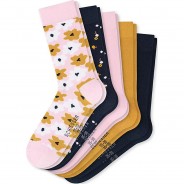 Preisvergleich für Strumpfwaren: Socken 5er Pack  mehrfarbig Gr. 35-38 Mädchen Kinder