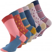 Preisvergleich für Strumpfwaren: Socken 6er Pack  beige/rosa Gr. 27-30 Mädchen Kinder