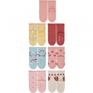 Preisvergleich für Strumpfwaren: Socken 7er-Pack  hellrosa Gr. 26 Mädchen Kleinkinder