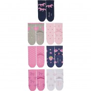 Preisvergleich für Strumpfwaren: Socken 7er-Pack  rosa Gr. 22 Mädchen Kleinkinder