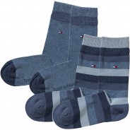 Preisvergleich für Strumpfwaren: Socken Doppelpack  blau Gr. 39-42 Jungen Kinder