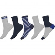 Preisvergleich für Strumpfwaren: Socken NKMVAKS 5er Pack  grau Gr. 31-33 Jungen Kinder