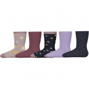 Preisvergleich für Strumpfwaren: Socken NMFVINNI  lila Gr. 19-21 Mädchen Kleinkinder
