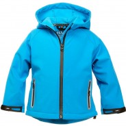 Preisvergleich für Jacken & Outdoorkleidung: SoftShell Jacke mit Kapuze Kinder Softshelljacken Kinder türkis Gr. 140  Kinder