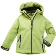 Preisvergleich für Jacken & Outdoorkleidung: SoftShell Jacke mit Strickoptik Softshelljacken Kinder lime Gr. 134  Kinder