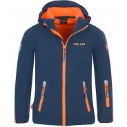 Preisvergleich für Jacken & Outdoorkleidung: Softshell Jacke Oslofjord Softshelljacken blau/orange Gr. 176