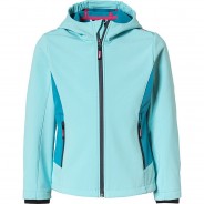 Preisvergleich für Jacken & Outdoorkleidung: Softshelljacke  aqua Gr. 128 Mädchen Kinder