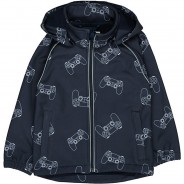 Preisvergleich für Jacken & Outdoorkleidung: Softshelljacke  dunkelblau Gr. 128/134 Jungen Kinder
