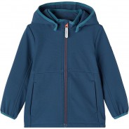 Preisvergleich für Jacken & Outdoorkleidung: Softshelljacke NMMMALTA  blau Gr. 98 Jungen Kleinkinder