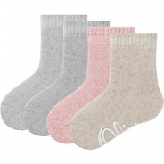 Preisvergleich für Strumpfwaren: s.Oliver 4er Pack Socken rosa Gr. 19-22
