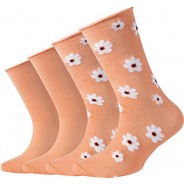 Preisvergleich für Strumpfwaren: s.Oliver Kinder Socken 4er-Pack orange Gr. 31-34