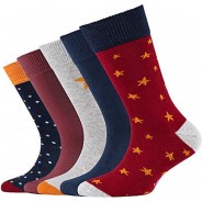Preisvergleich für Strumpfwaren: s.Oliver Socken (Pack, 5-tlg.) rot-kombi Gr. 31-34