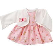 Preisvergleich für Puppen & Zubehör: Sommerkleid mit Bolero, Gr. 32 (Puppen 30-33 cm) rosa-kombi  Kinder