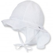 Preisvergleich für Mützen & Accessoires: Sonnenhut mit UV-Schutz  weiß Gr. 49 Mädchen Kleinkinder