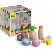 Preisvergleich für Puppen & Zubehör: Erzi 21505 Puppenpflege-Set Holz