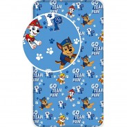 Preisvergleich für Babybettwäsche: Spannbettlacken Paw Patrol-PP161, 90 x 200 + 25 cm bunt