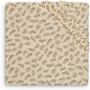 Preisvergleich für Heimtextilien: Spannbettlaken Jersey 60 x 120 cm Meadow chestnut braun Gr. 120 x 60