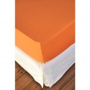 Preisvergleich für Heimtextilien: Spannbettlaken Mako Cotton Feinjersey  100x200 cm orange Gr. 100 x 200