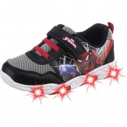Preisvergleich für Schuhe: Spider-Man Sneakers Low Blinkies  schwarz/grau Gr. 28 Jungen Kinder