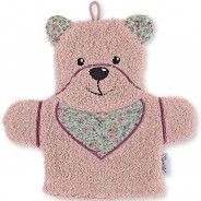 Preisvergleich für Heimtextilien: Spiel-Waschhandschuh Baylee, puder rose rosa