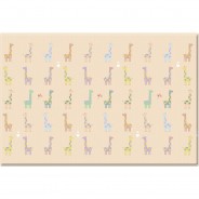 Preisvergleich für Heimtextilien: Spielmatte Giraffe in Love, 1,85 m x 1,25 m bunt