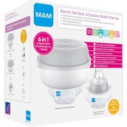 Preisvergleich für Essen & Trinken: Sterilisator & Express Babykosterwärmer Electric Steriliser, 6in1 grau