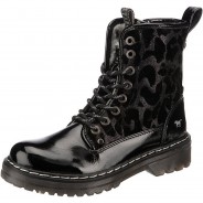 Preisvergleich für Schuhe: Stiefel  schwarz/silber Gr. 34 Mädchen Kinder