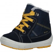 Preisvergleich für Schuhe: Stiefel Stiefel blau/gelb Gr. 25 Jungen Kinder
