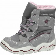 Preisvergleich für Schuhe: Stiefel Stiefel grau-kombi Gr. 24 Mädchen Kleinkinder
