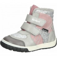 Preisvergleich für Schuhe: Stiefelette Klassische Stiefeletten grau-kombi Gr. 23 Mädchen Kleinkinder