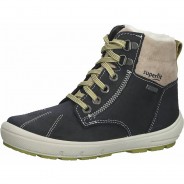 Preisvergleich für Schuhe: Stiefelette Stiefeletten blau/beige Gr. 27 Jungen Kleinkinder