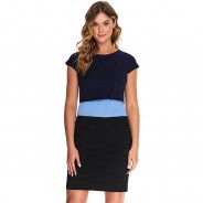 Preisvergleich für Mode für Mamas: Stilkleid Natalia Stillkleider schwarz/blau Gr. 36/38 Damen Erwachsene