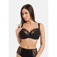 Preisvergleich für Mode für Mamas: Still-BH aus baumwolle und Spitze Anastasia Mama Still-BHs schwarz Gr. 100H Damen Erwachsene