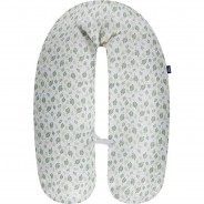Preisvergleich für Stillartikel: Stillkissen komplett Organic Cotton Drifting Leaves grau/grün