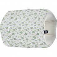 Preisvergleich für Stillartikel: Stillkissen to go Organic Cotton Drifting Leaves grau/grün