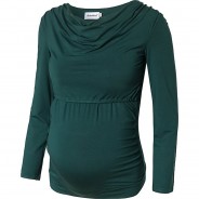 Preisvergleich für Mode für Mamas: Stilllangarmshirt KELLY für Mädchen dunkelgrün Gr. 40 Damen Kinder