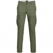 Preisvergleich für Hosen: Stoffhose JPSTMARCO  olive Gr. 158 Jungen Kinder