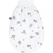 Preisvergleich für Schlafsäcke: Strampelsack Jersey, 50 cm, Pinguin weiß-kombi
