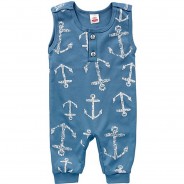 Preisvergleich für Strampler & Spieler: Strampler Strampler  blau/weiß Gr. 68 Jungen Kinder