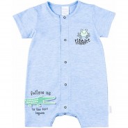 Preisvergleich für Strampler & Spieler: Strampler Stummer Strampler  blau Gr. 68 Jungen Baby
