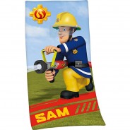 Preisvergleich für Heimtextilien: Strand- & Badetuch Feuerwehrmann Sam, 75x150 cm bunt Gr. 75 x 150