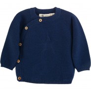 Preisvergleich für Oberteile: Strickjacke  dunkelblau Gr. 62 Mädchen Baby