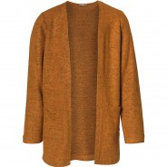Preisvergleich für Oberteile: Strickjacke NKFVICTI  gelb Gr. 122/128 Mädchen Kinder