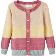 Preisvergleich für Oberteile: Strickjacke NMFKILIS , Organic Cotton blau Gr. 110 Mädchen Kleinkinder