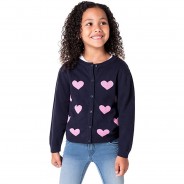 Preisvergleich für Oberteile: Strickjacke NMFLARDI  von name it blau Gr. 110 Mädchen Kleinkinder