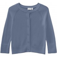 Preisvergleich für Oberteile: Strickjacke NMFVIONI  blau Gr. 104 Mädchen Kleinkinder
