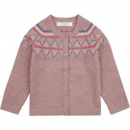 Preisvergleich für Oberteile: Strickjacke OVA  altrosa Gr. 110 Mädchen Kleinkinder