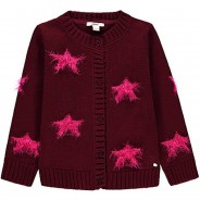 Preisvergleich für Oberteile: Strickjacke Strickjacken  rot-kombi Gr. 98 Mädchen Kleinkinder