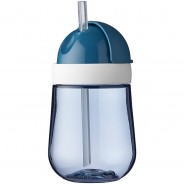Preisvergleich für Essen & Trinken: Strohhalmbecher mio, 300 ml deep blue dunkelblau